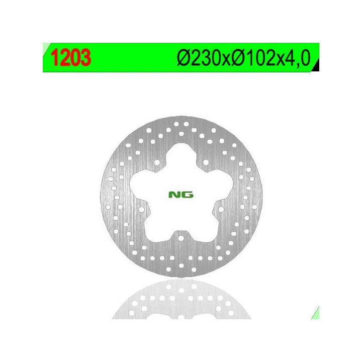 Rear brake disc NG Yamaha YZF-R125