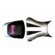 Saddle cover Bagster (2090I) Black/Sold/Letter Fuchsia Kawasaki ZX6 R 00