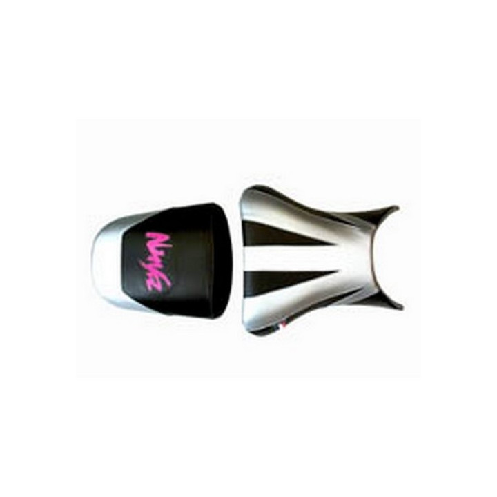 Housse de selle Bagster (2090I) Noir/Argent/Lettres Fuchsia Kawasaki ZX6 R 00 Housse de selle Bagster (2090I) Noir/Argent/Lettres Fuchsia Kawasaki ZX6 R 00