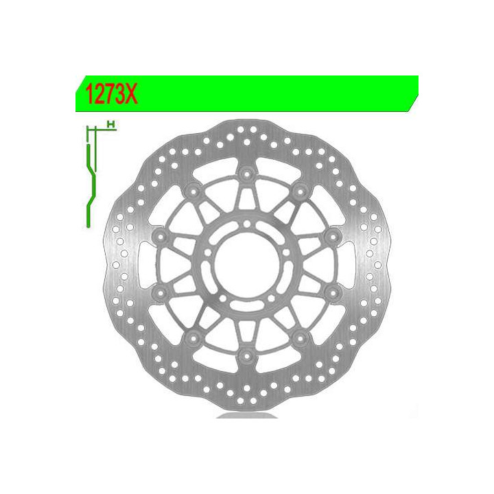 Front left brake disc NG 1273X DIAVEL 1200 /MULTISTRADA
