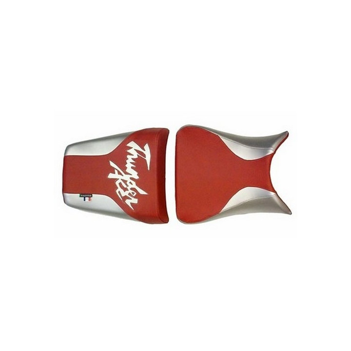 Housse de selle Bagster (2044F) Rouge Fonce/Argent/Lettres Argent Yamaha YZF1000 THUNDER ACE 00-02