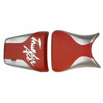 Housse de selle Bagster (2044F) Rouge Fonce/Argent/Lettres Argent Yamaha YZF1000 THUNDER ACE 00-02 Housse de selle Bagster (2044F) Rouge Fonce/Argent/Lettres Argent Yamaha YZF1000 THUNDER ACE 00-02