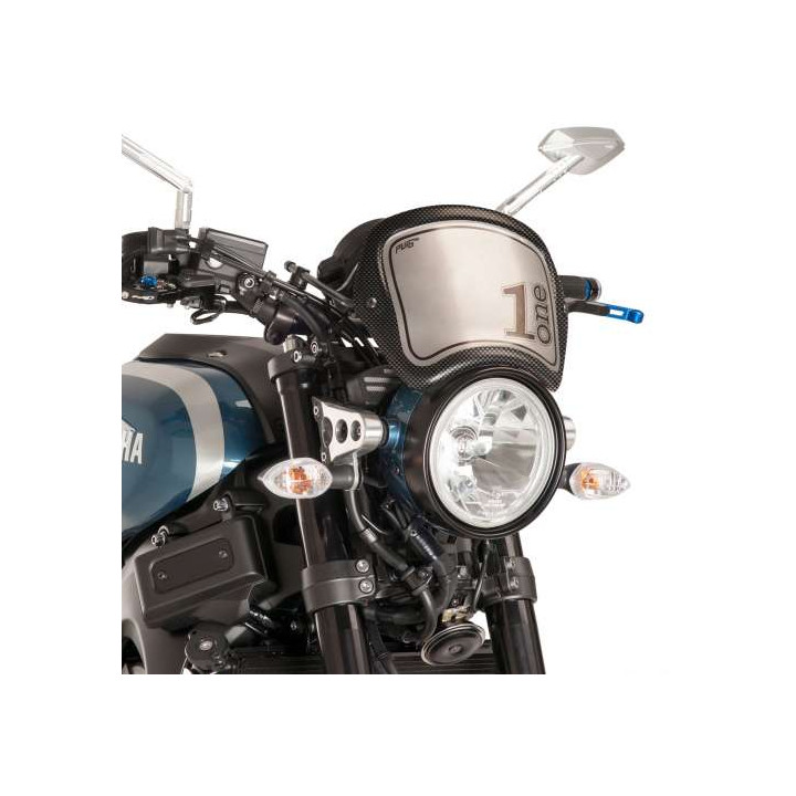 Plaque frontale Puig Carbone (9168C) Yamaha XSR900