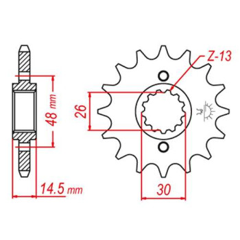 Pignon JT 16 dents pas 530 type 339