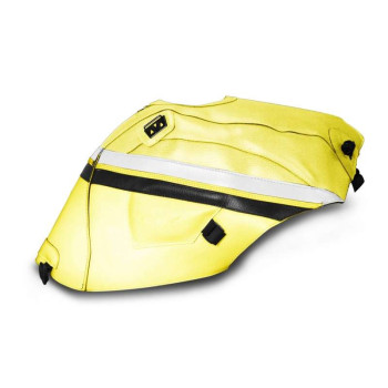Tapis de réservoir Bagster jonquille/pointe blanche et gitane (1478N) Suzuki GSX600 R Tapis de réservoir Bagster jonquille/pointe blanche et gitane (1478N) Suzuki GSX600 R
