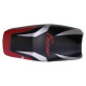 Saddle cover Bagster (2101G) Red/Black/Silver/Silver Letters Yamaha FZS FAZER 600 00