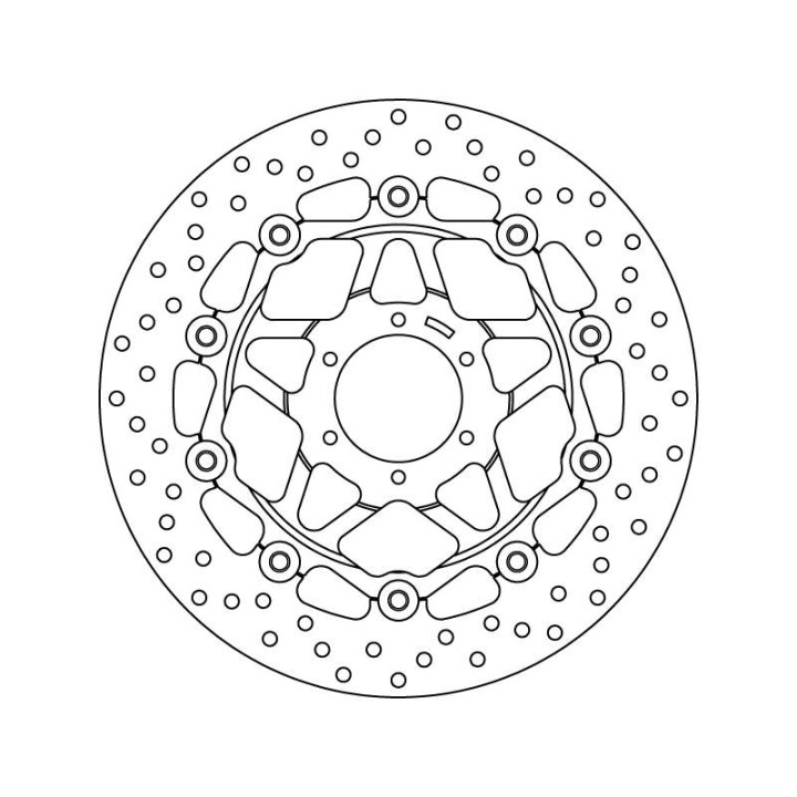 Brembo Oro Series front brake disc 78B40825 Honda CBR600F3/F4 VFR800Fi CBR900RR