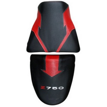 Housse de selle Bagster (2142E) Rouge/Noir/Lettres Blanches Kawasaki Z750 04 Housse de selle Bagster (2142E) Rouge/Noir/Lettres Blanches Kawasaki Z750 04