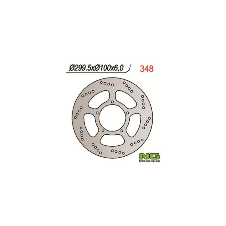 NG motorcycle brake disc (rep. 348)