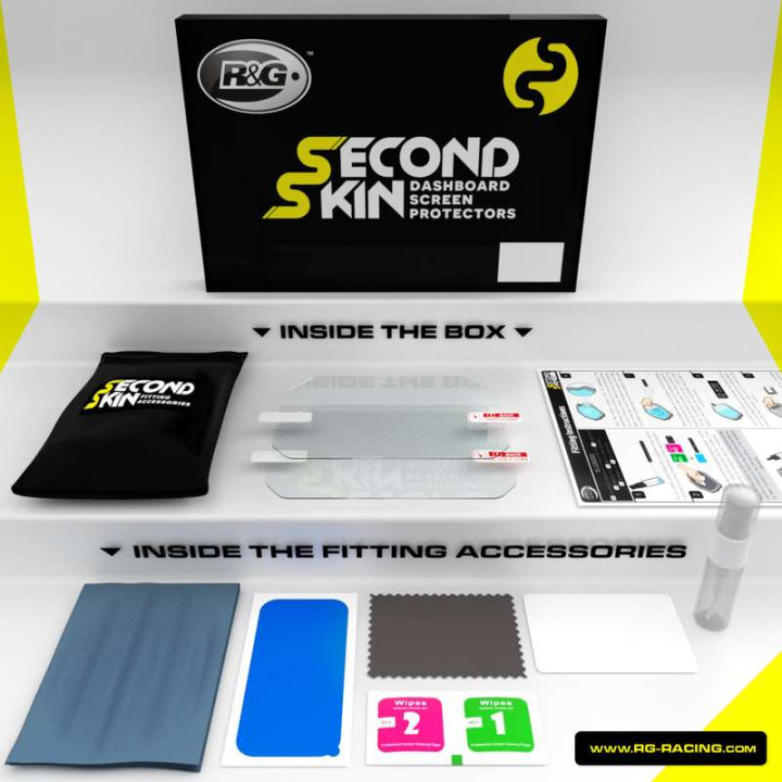 Kit de protection tableau de bord R&G Second Skin Yamaha MT-09/SP/XSR900