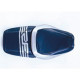 Housse de selle Bagster (2019Q) Ocean/Argent/Lettres Argent Suzuki RF600 95-97