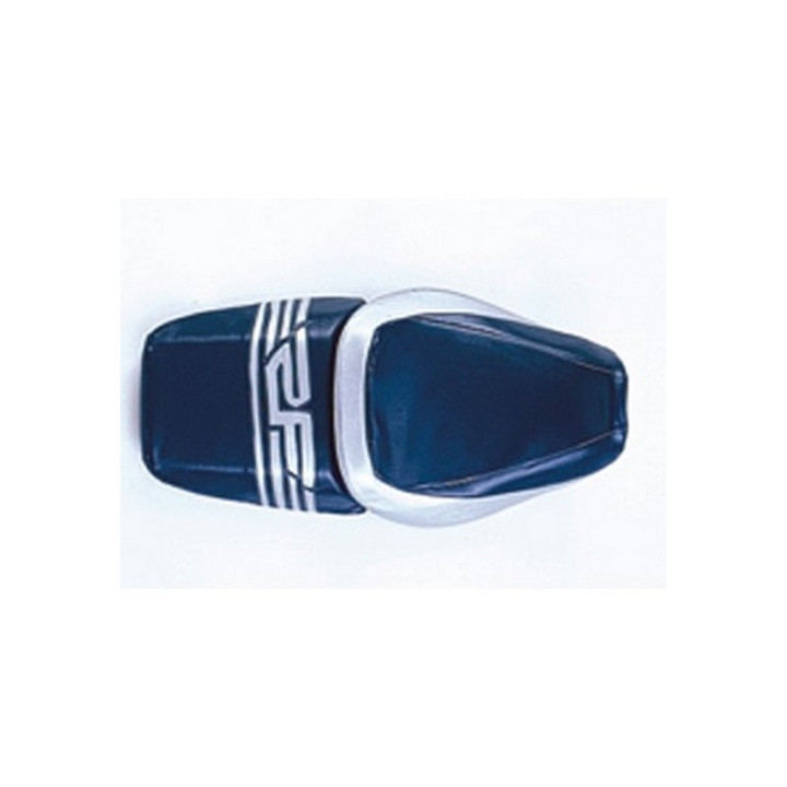 Housse de selle Bagster (2019Q) Ocean/Argent/Lettres Argent Suzuki RF600 95-97