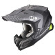 Casque cross Scorpion VX-22 AIR ARES Noir mat / Argent