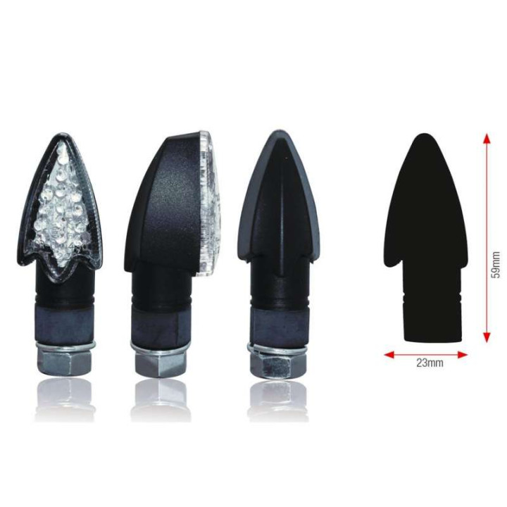 Motorcycle indicators Bihr DARTS leds