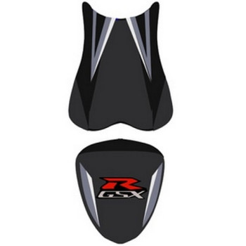 Housse de selle Bagster (2175L) Anthracite/Noir/Acier/Lettres Rouges et Blanches Suzuki GSX750R 07 Housse de selle Bagster (2175L) Anthracite/Noir/Acier/Lettres Rouges et Blanches Suzuki GSX750R 07