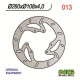 Motorcycle brake disc fixed 260mm (ref. 13)
