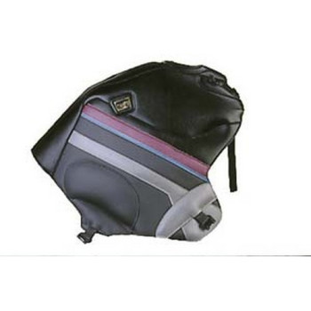 Tapis de réservoir Bagster noir/anthracite/bande acier (1231D) Yamaha XTZ750 Super Ténéré Tapis de réservoir Bagster noir/anthracite/bande acier (1231D) Yamaha XTZ750 Super Ténéré