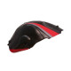 Bagster tank mat black/red and steel (1379V) Suzuki GSX1300 R Hayabusa