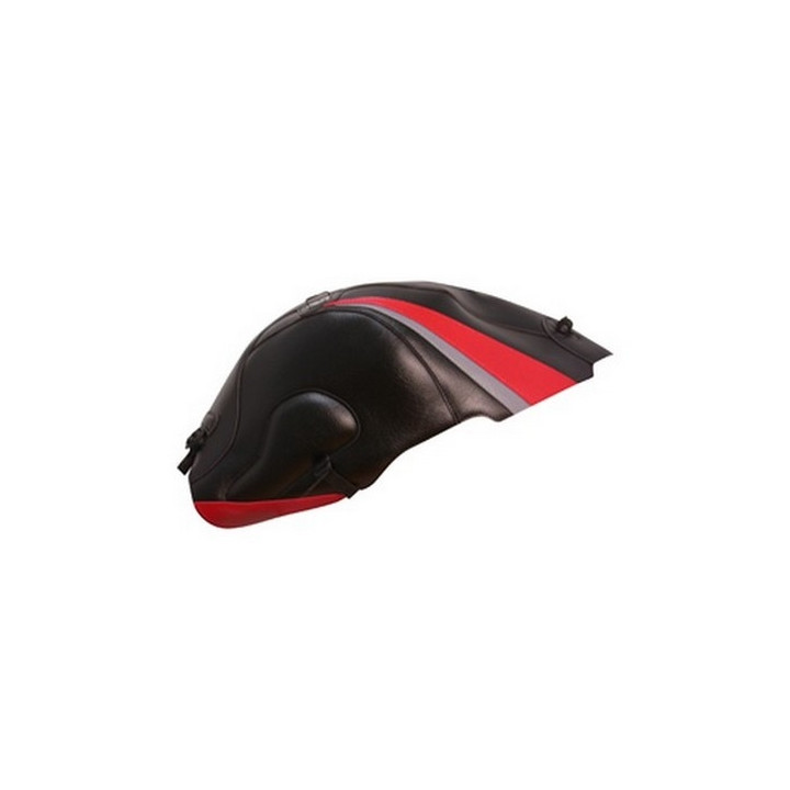 Bagster tank mat black/red and steel (1379V) Suzuki GSX1300 R Hayabusa