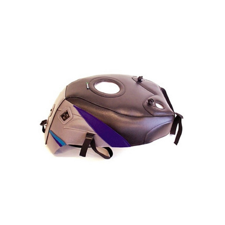 Bagster tank mat black/steel/light purple/periwinkle (1225R) Suzuki GSX750 R / GSX1100 R