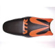 Saddle cover Bagster (2080D) Black/Orange/ Orange Letters Honda VTR1000/1000 F 99