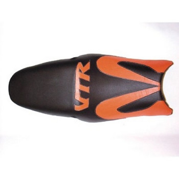 Saddle cover Bagster (2080D) Black/Orange/ Orange Letters Honda VTR1000/1000 F 99