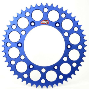 Couronne Renthal anti-boue bleue 47 dents Yamaha YZ125/250/450