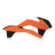 Black/orange radiator fins Acerbis KTM EXC125 (0016871.209)