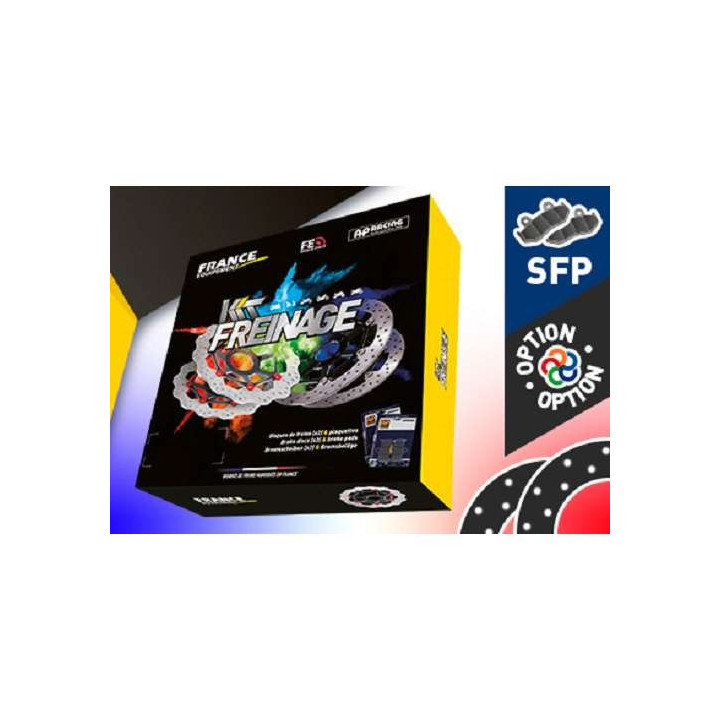 Kit freinage avant FE disques ronds + plaquettes AP Racing KTM Adventure/Super Adventure