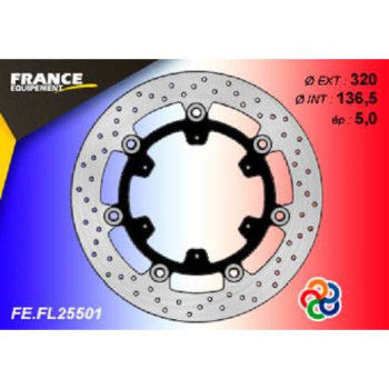 Kit freinage avant FE disques ronds + plaquettes AP Racing KTM Adventure/Super Adventure