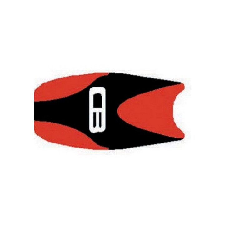 Housse de selle Bagster (2037V) Rouge Fonce/Noir/Lettres Blanches Honda CB500 01-02