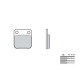 Plaquettes de frein organique BREMBO 07HO0906