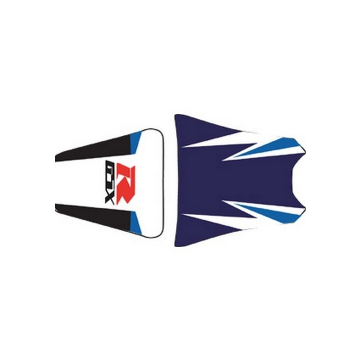 Saddle cover Bagster (2144D) Blue Fonce/White/Bleu/Black Letters Suzuki GSX1000R 04