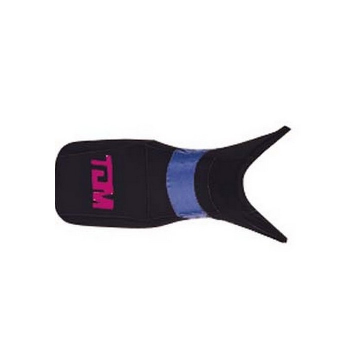 Housse de selle Bagster (2041E) Noir/Bleu/Lettres Fuchsia Yamaha TDM 850 92