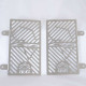 Protection de Radiateur R&G gravé (BRG0018SS) HONDA CRF1100L AFRICA TWIN