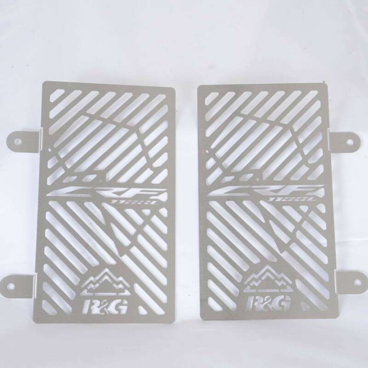 Engraved R&-G Radiator Guard (BRG0018SS) HONDA CRF1100L AFRICA TWIN Engraved R&-G Radiator Guard (BRG0018SS) HONDA CRF1100L AFRICA TWIN