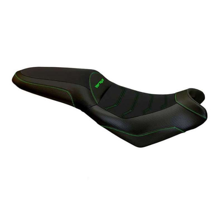 Seat cover Tappezzeria ELBA TOTAL BLACK COMFORT SYSTEM Kawasaki Versys 650 07-