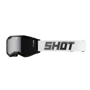Masque moto cross Shot IRIS 2.0 SOLID BLACK GLOSSY