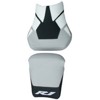 Housse de selle Bagster (2132C) Gris Clair/Blanc/Noir/R1 Blanc Yamaha YZF-R1 02 Housse de selle Bagster (2132C) Gris Clair/Blanc/Noir/R1 Blanc Yamaha YZF-R1 02