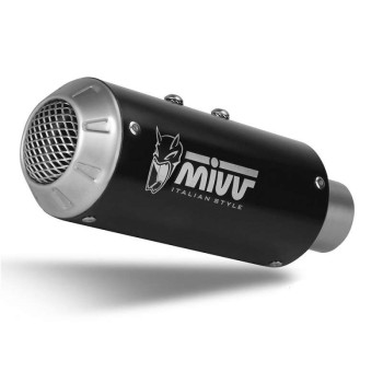 Ligne complète Mivv MK3 Inox noir (X.YA.0008.SM3B) Yamaha MT-03/YZF-R3/R25
