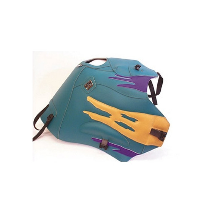 Tapis de réservoir Bagster eucalyptus/violet/havane (1245D) Honda XRV750 Africa Twin Tapis de réservoir Bagster eucalyptus/violet/havane (1245D) Honda XRV750 Africa Twin