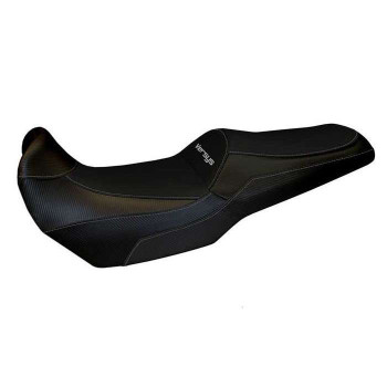 Seat cover Tappezzeria LAMPEDUSA TOTAL BLACK Kawasaki Versys 1000 12-18