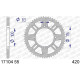 AFAM 50 teeth not 420 type 17104N Kawasaki KX 80
