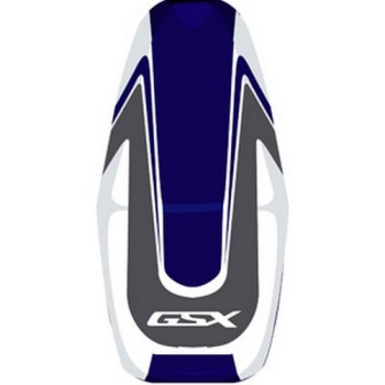 Housse de selle Bagster (2147G) Bleu Fonce/Acier/Blanc/Lettres Blanches Suzuki GSX1400 06 Housse de selle Bagster (2147G) Bleu Fonce/Acier/Blanc/Lettres Blanches Suzuki GSX1400 06