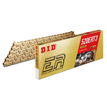Chaîne transmission DID 520 ERT3 Gold 116 Maillons