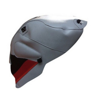 Tapis de réservoir Bagster gris/deco rouge et noire (1422W) Aprilia 1000 Tuono Racing