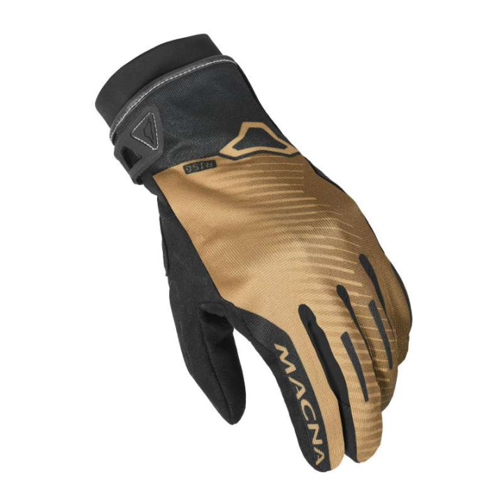 Gants moto Macna CREW RTX Noir/Taupe