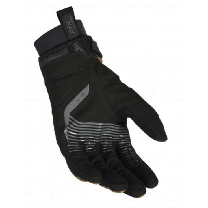 Gants moto Macna CREW RTX Noir/Taupe