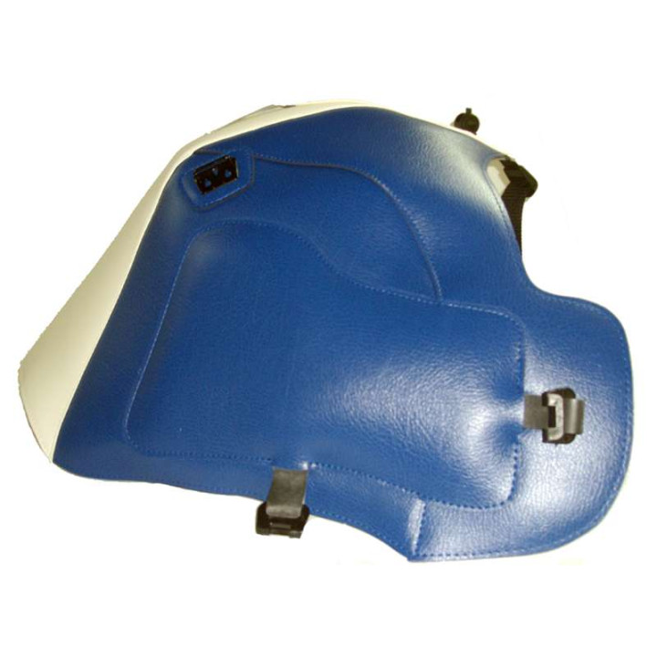 Tapis de réservoir Bagster blanc/bleu (1151B) Honda Africa Twin XRV650 Tapis de réservoir Bagster blanc/bleu (1151B) Honda Africa Twin XRV650