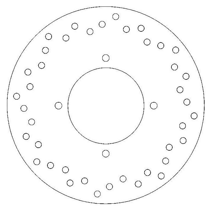 Rear brake disc Ferodo Yamaha X-MAX 125/250 Without ABS 05-13